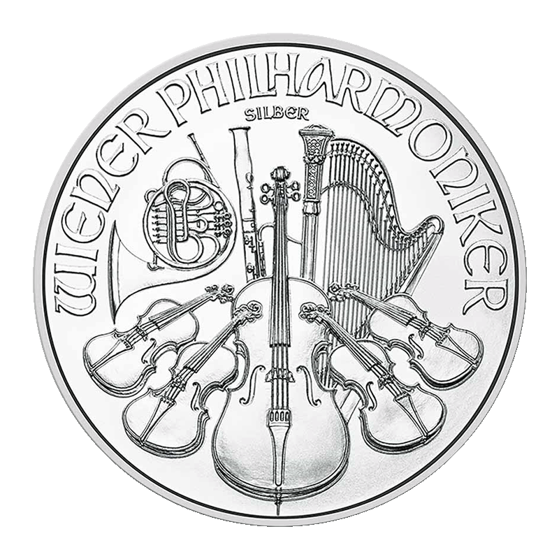 Image for 1 oz Austrian Philharmonic Silver Coin (2025) from TD Precious Metals